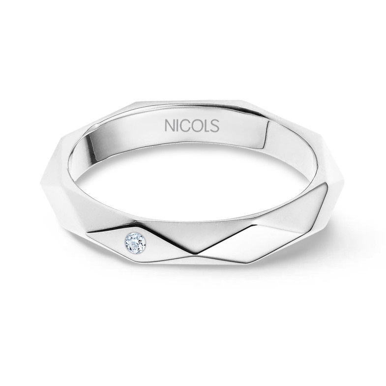 Alliance BACO Diamant blanc or 30mm 99411261330
