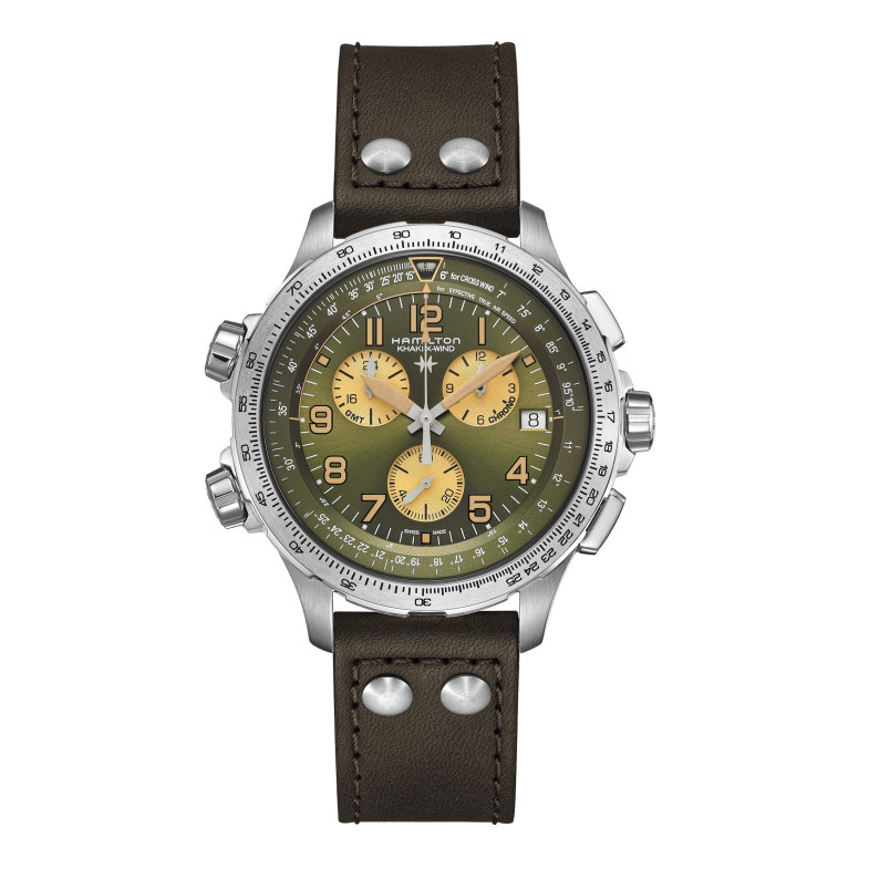 HAMILTON KHAKI X-WIND GMT CHRONO QUARTZ H77932560