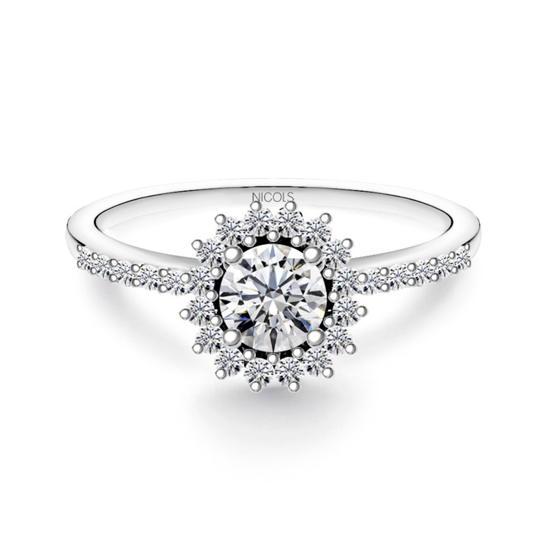 Anello singolo Margarita 0,50 braccia diamanti 99930178711
