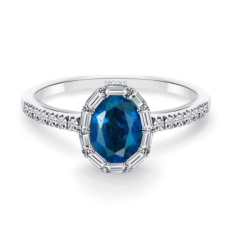 Sapphire ring 14710650213 OVAL COLOR