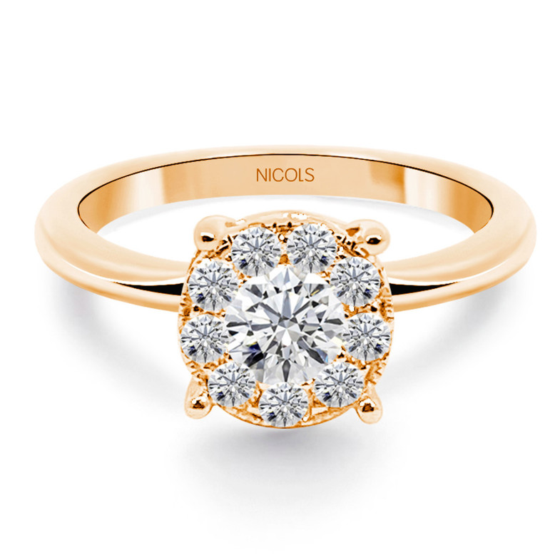 Gardenia Diamond Ring 0.48 Rose Gold 14710801019