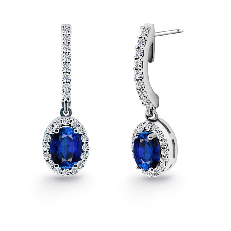 Orla Dalia Sunset Sapphire Earrings 1.20 99930028121