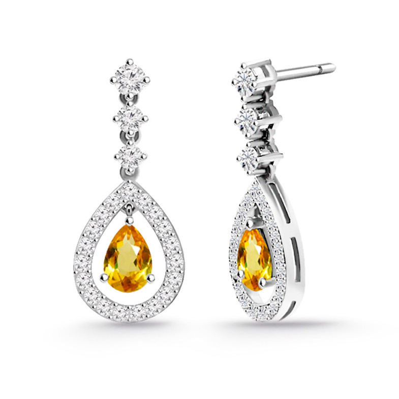 Boucles d'oreilles et diamants Leticia 99930191021