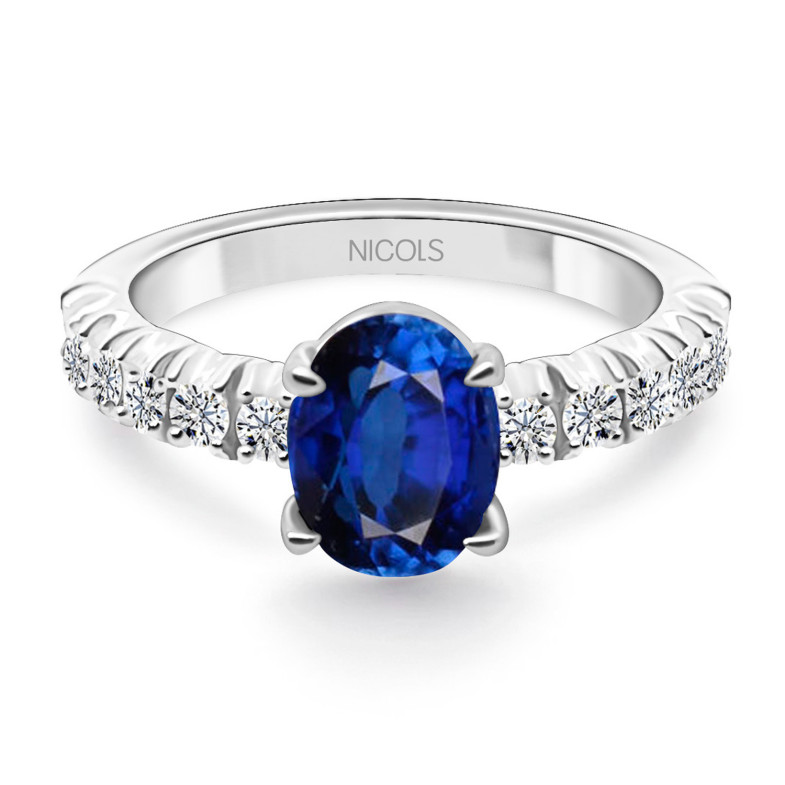Lola Ovaler Saphirring 1,20 Karat 99930400011