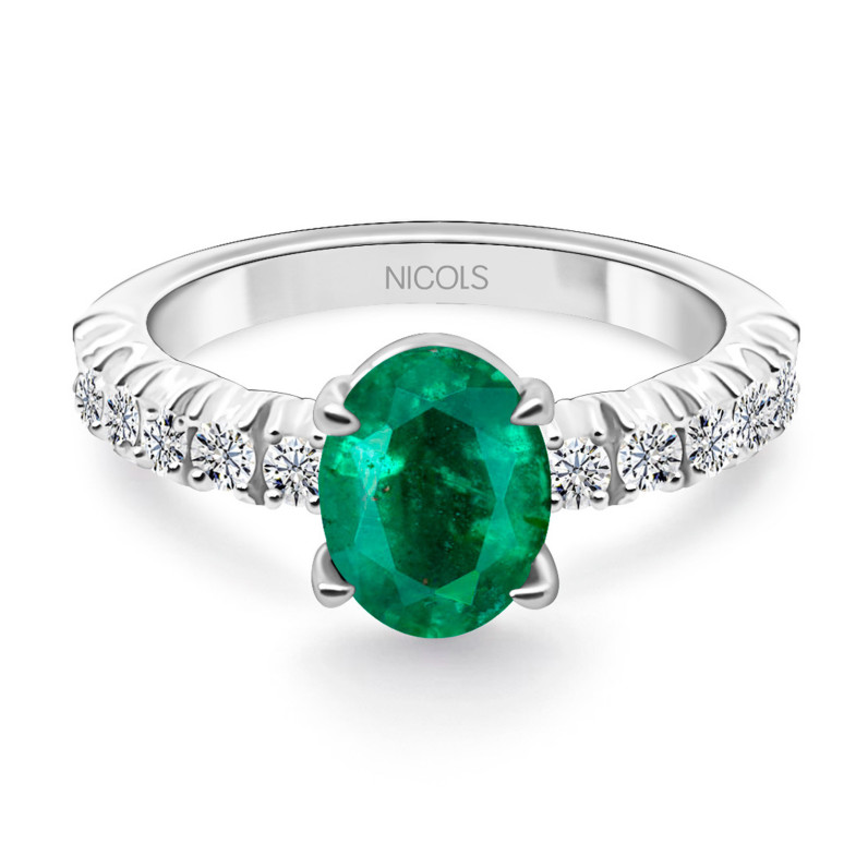 Lola Oval Emerald Ring 1.20 Carat 99930400111