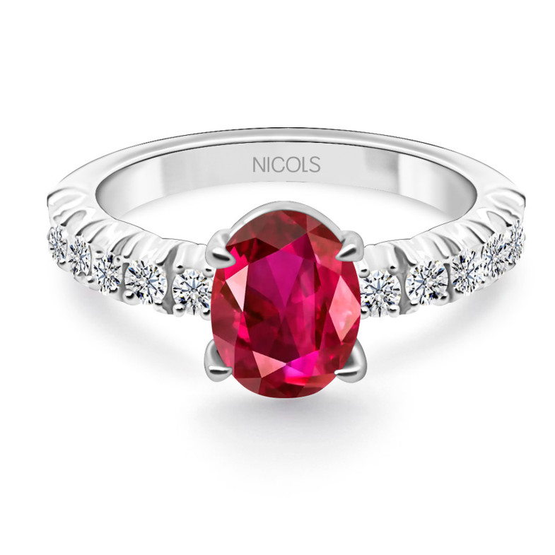 Lola Oval Ruby Ring 1.20 Carat 99930400211
