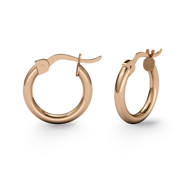Boucles d'oreilles Aro Criolla Basic Gold 10mm Pink Gold 35310001220