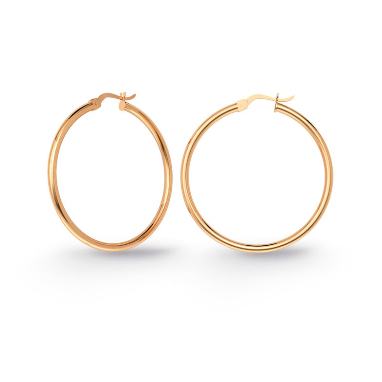 BASIC Creole Hoop Earrings GOLD 35010010220