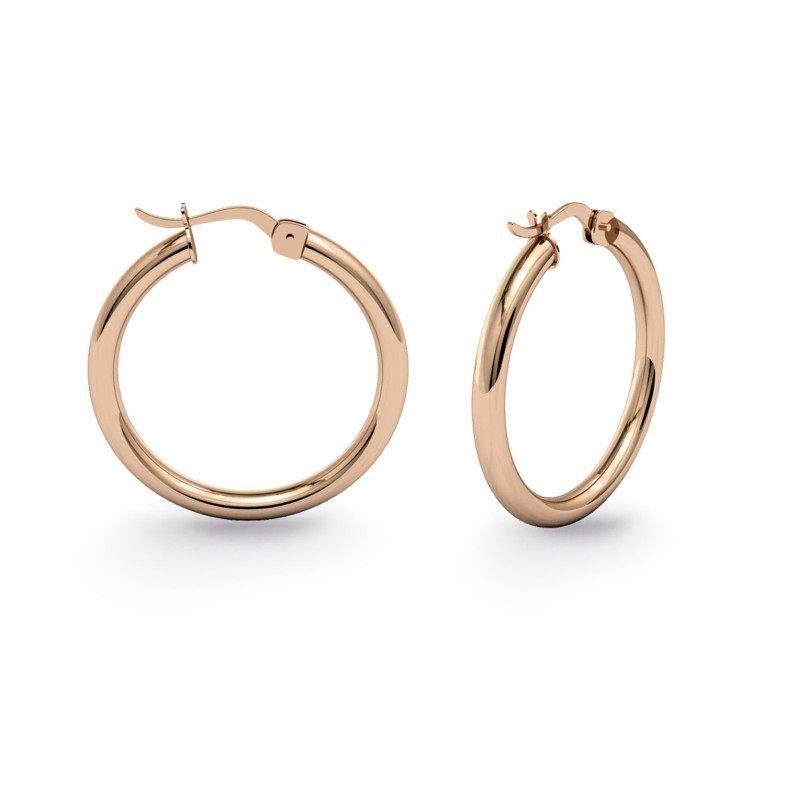 BASIC Creole Hoop Earrings GOLD 35310021220
