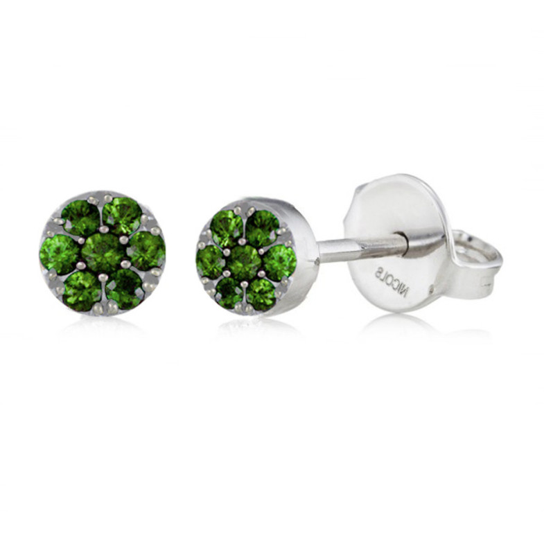 GREEN VELVET circle earrings 29210368721