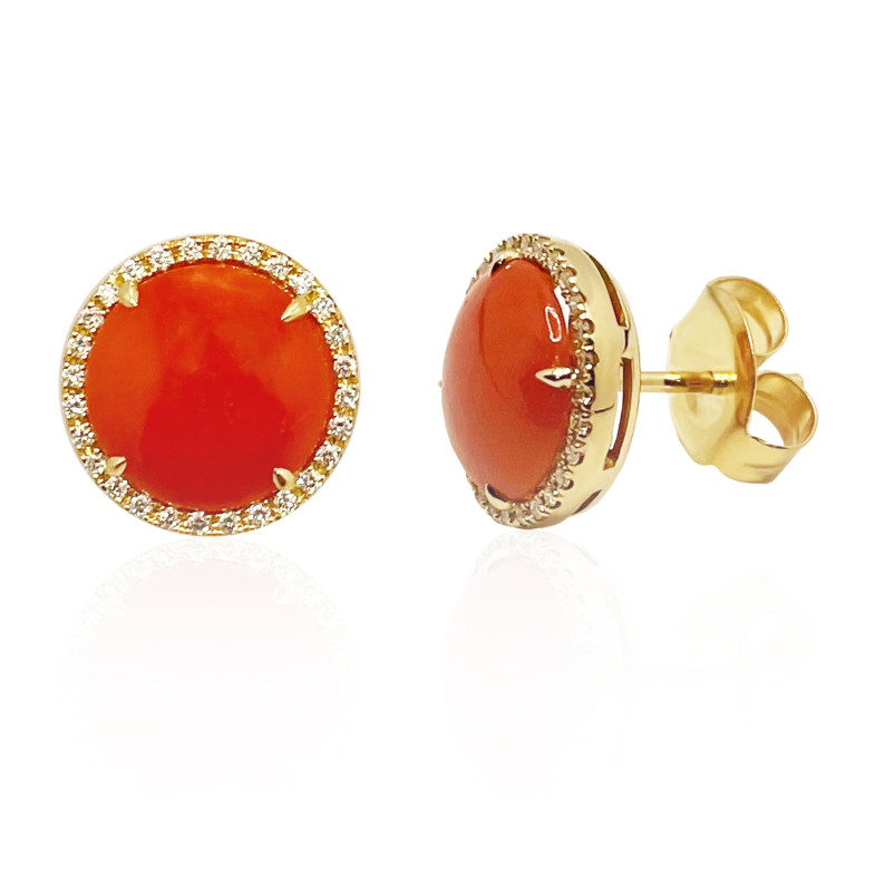 Orecchini Coral Diamonds RED VELVET 99929800021