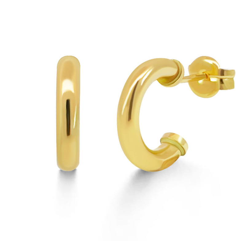 Pendientes de Aro Oro Amarillo 13mm 36810010020