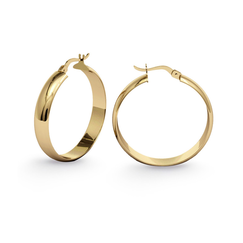 Creolen Basic Gold 25 mm Gelbgold 35310337120