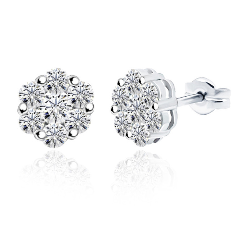 Diamant Ohrringe Camelia 0.80 Weiß Gold 20110202021