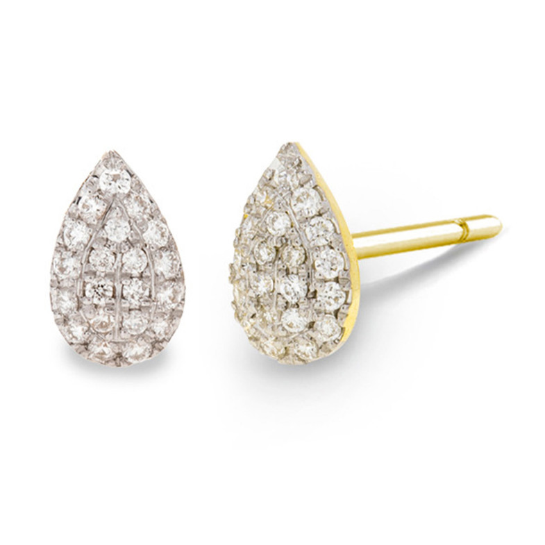 Celebrity Drop Diamond Earrings 0.08 14711082521
