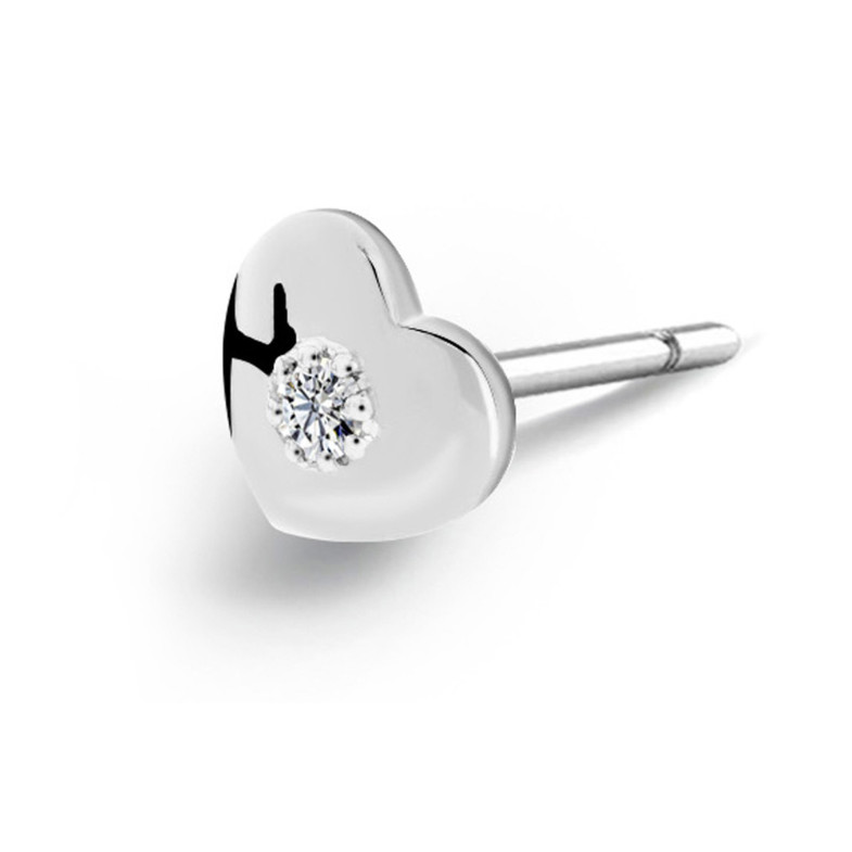 Piercing Corazón Celebrity Oro Blanco 14711084629