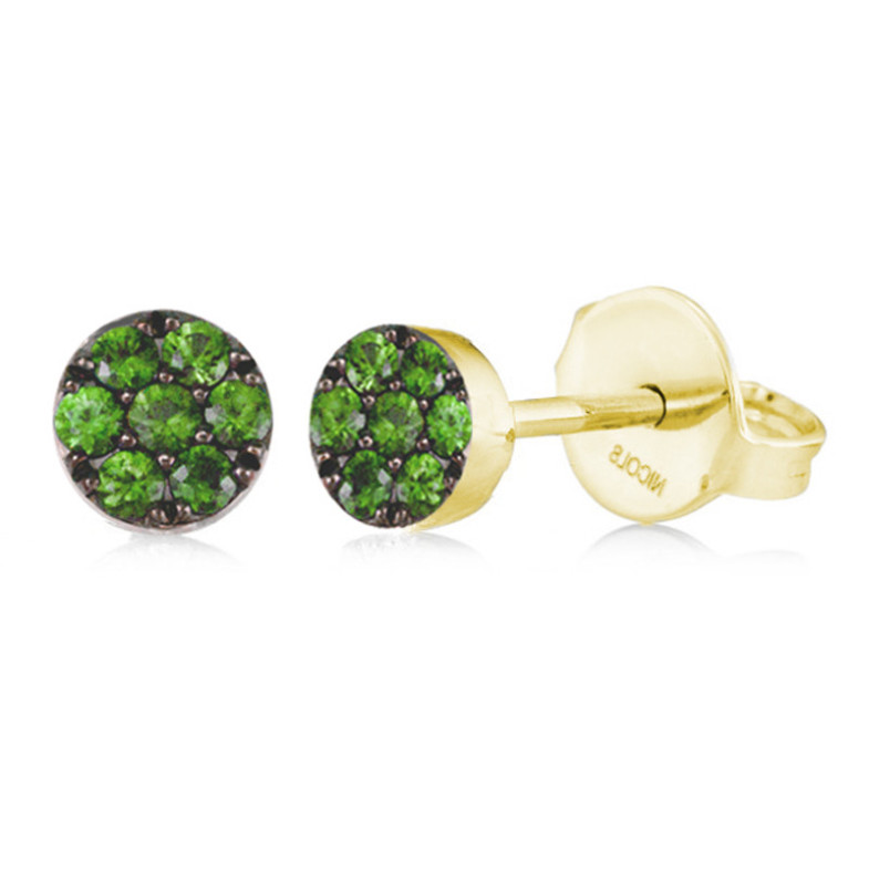 Brincos GREEN Círculo VELVET 29210368321