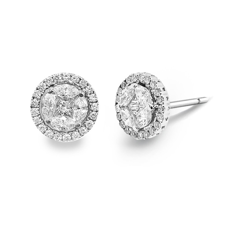 Gardenia Diamant Ohrringe 0.95 Dormilona 32810020021