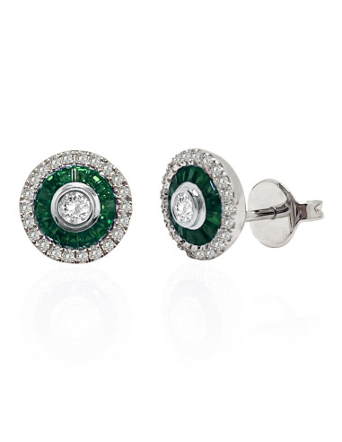 Green Garnet PARTRIDGE EYE Earrings 14711200021