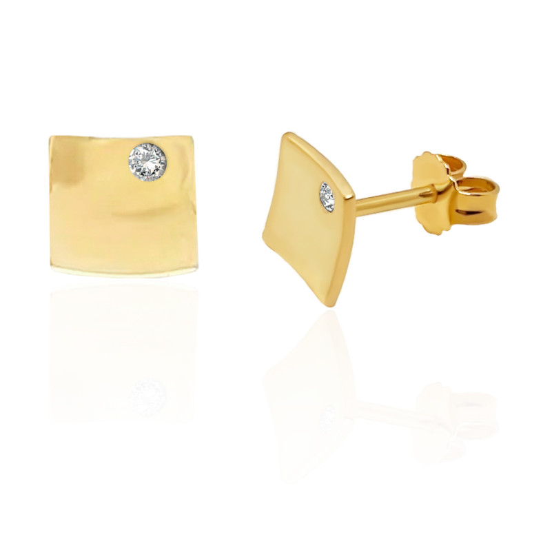 Pendientes Rombo Diamante Oro Amarillo ALWAYS 99929954021