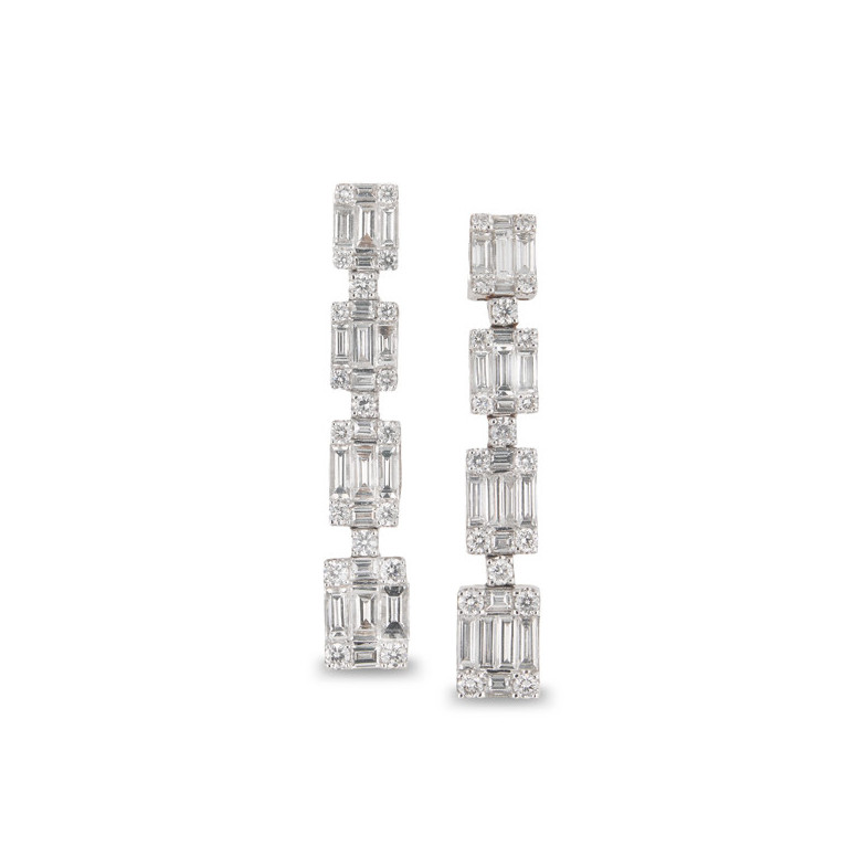Orecchini MINERVA Diamanti 1,22 Lunghi 32810038021