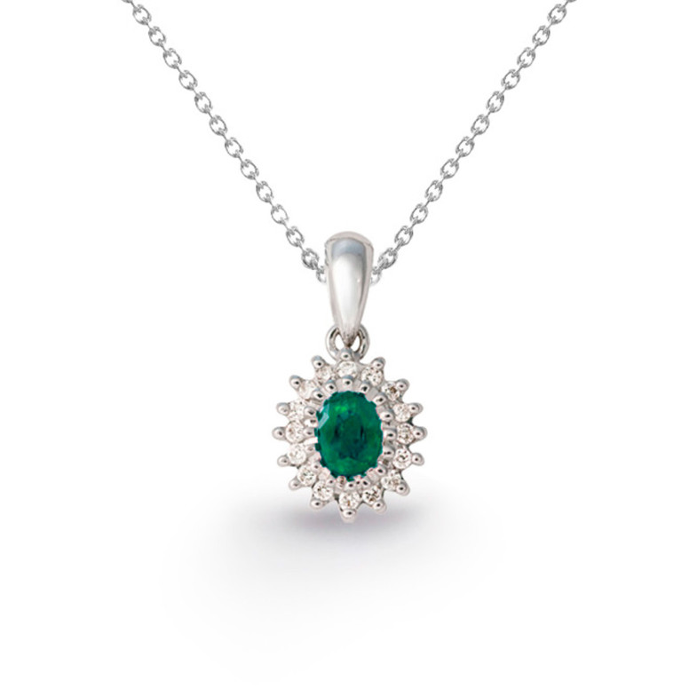 Pendentif émeraude DÉTAIL 29210350041