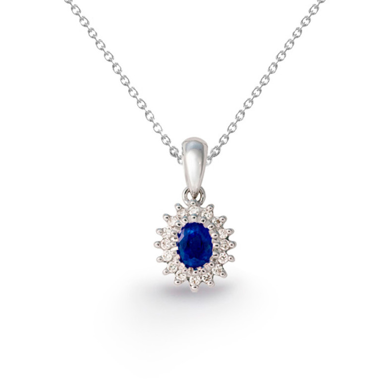 Sapphire pendant 29210350241 OVAL DETAIL