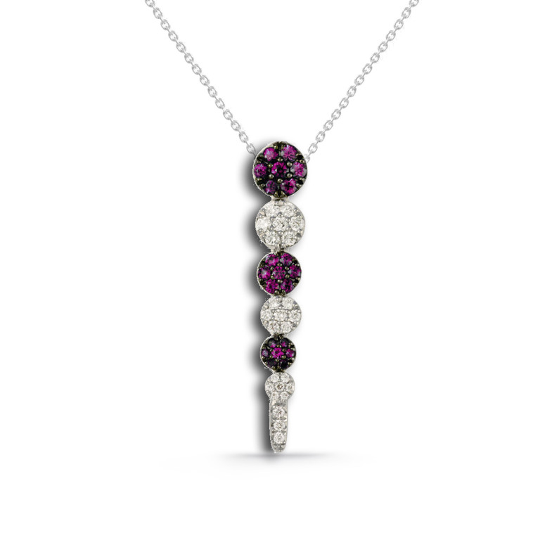 Pendentif cercles de lune de sang 29210361141