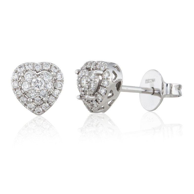 LOVE HEART 14710990021 Boucles d'oreilles diamant