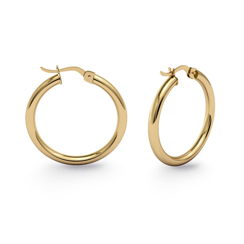 Créoles Basic Gold Créoles 20mm Or Jaune 35310022120