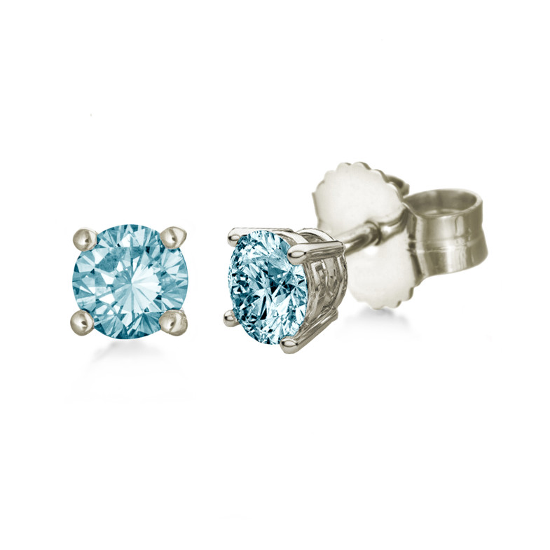 KATHERINE Boucles d'oreilles bleu brillant 1.00ct 99920285728