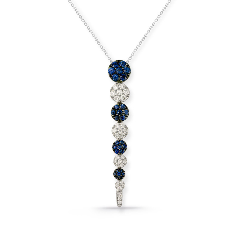 Pendentif cercles de lune bleue 29210360041