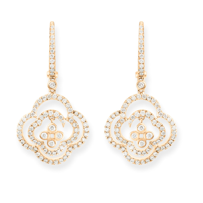 Boucles d'oreilles Gold Flower ARABESQ 29210332221