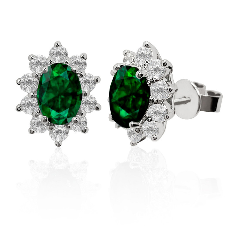 Orla Emerald earrings 1.90 Ct. 20111281723