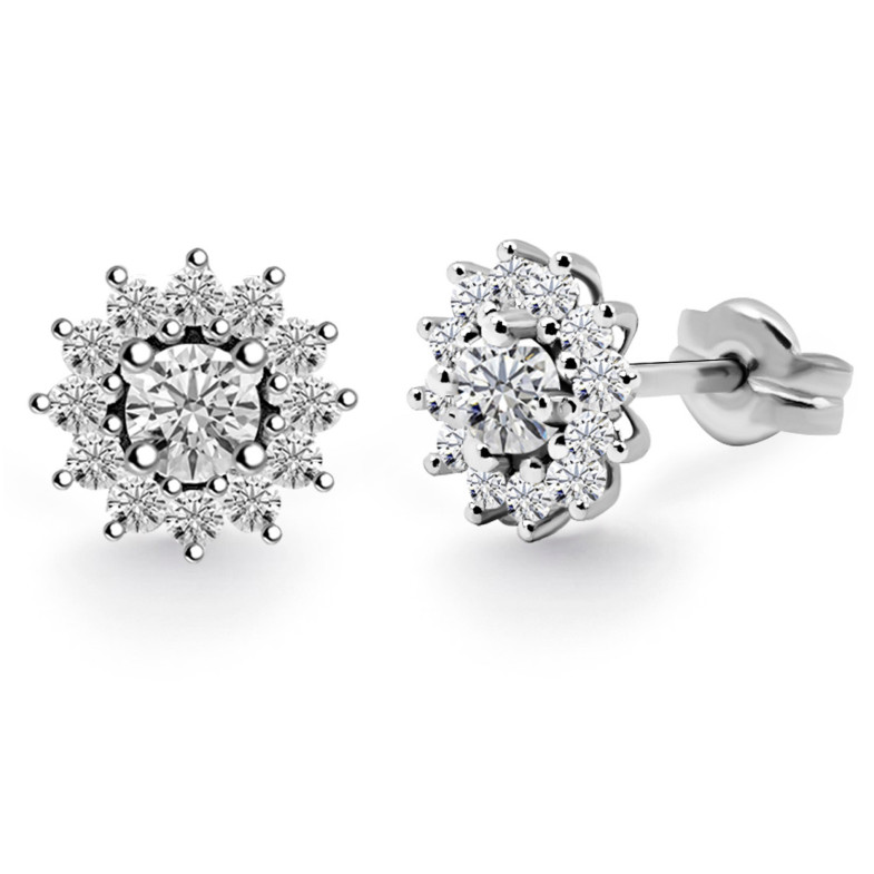 Margarita Diamond Earrings 0.60 Orla Flower 99930176021