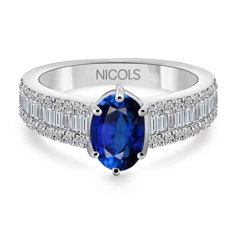Lola Sapphire and Diamond Ring 1.00 14710600213