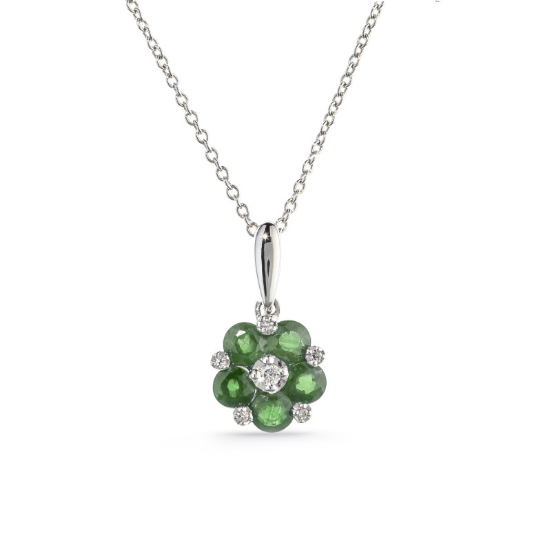 Pendentif Fleur Émeraude MINI DÉTAILS 29210520043