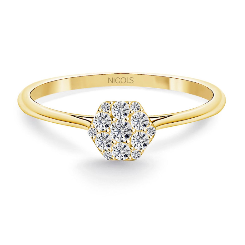 Ring Diamond Passion 0.15 Hexagonal 29210280011