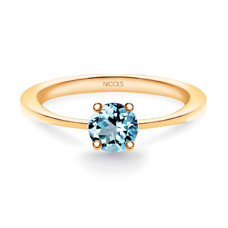 Einzelring hellblau ISABELLA 0.40ct 99928265517