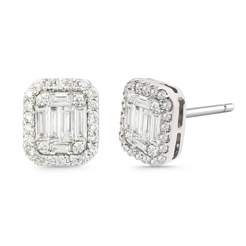 Boucles d'oreilles DORMILONS SQUARE 32810032121