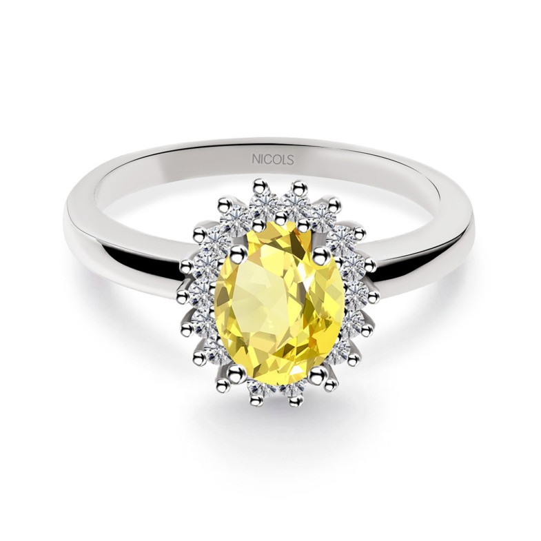 Yellow Sapphire Ring DALIA 0.90 99929085311