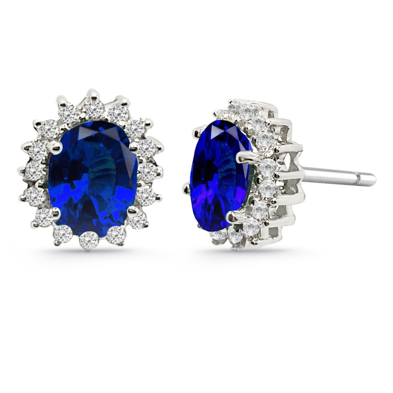 Sapphire Orla Dalia Earrings 1.90 14711120123