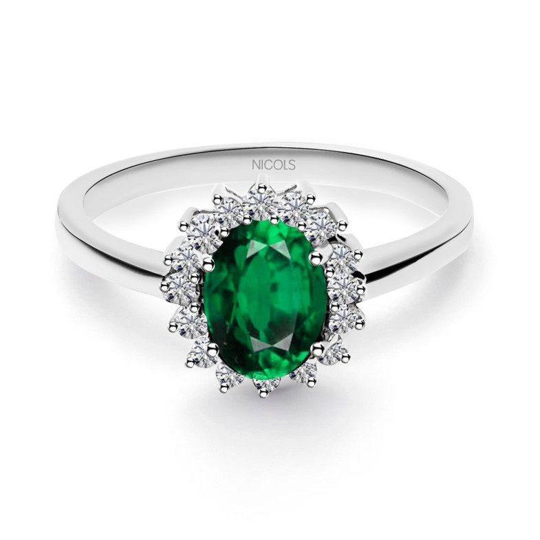 Anillo Compromiso Esmeralda DALIA 0.95 14711120213