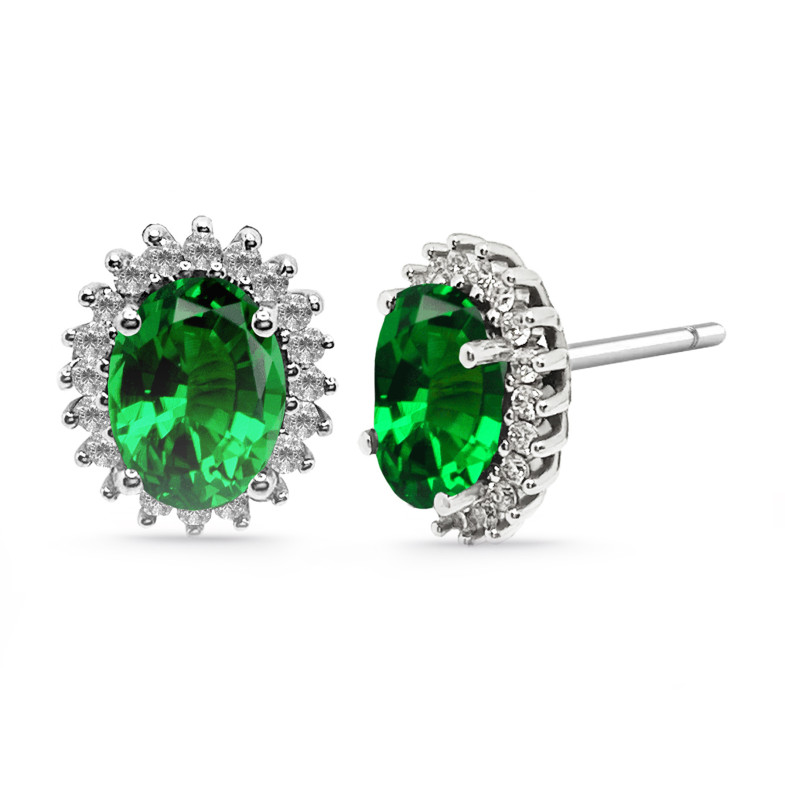 Emerald earrings 99929080221 Orla 2.60 DALIA