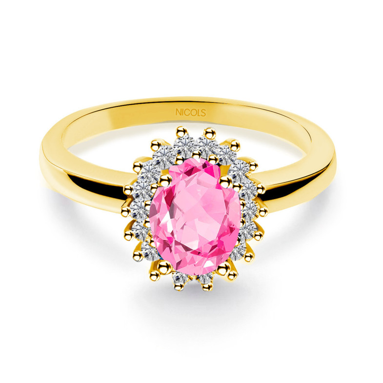 Ring Saphir Rosa Dalia 0.90 99929086411