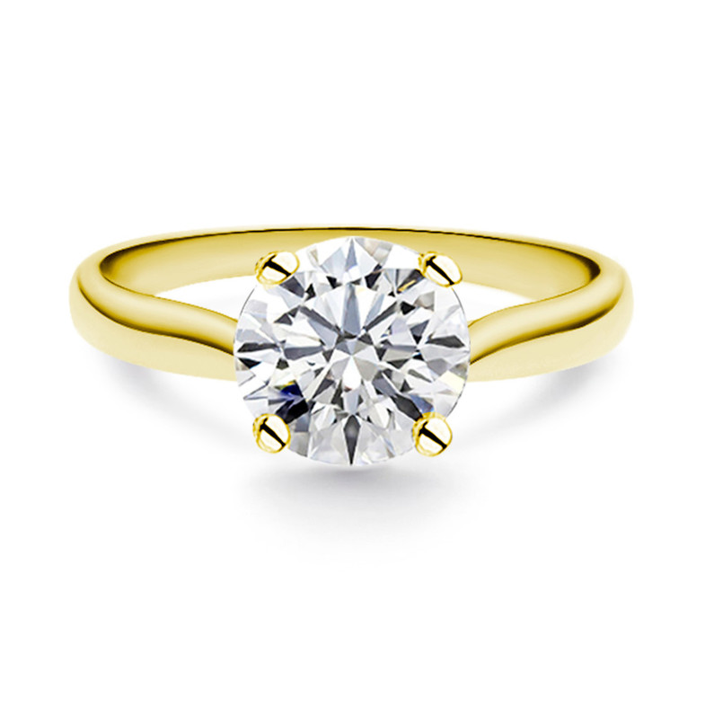 Diamond Ring 2 Ct Nicole Yellow Gold 99928917715