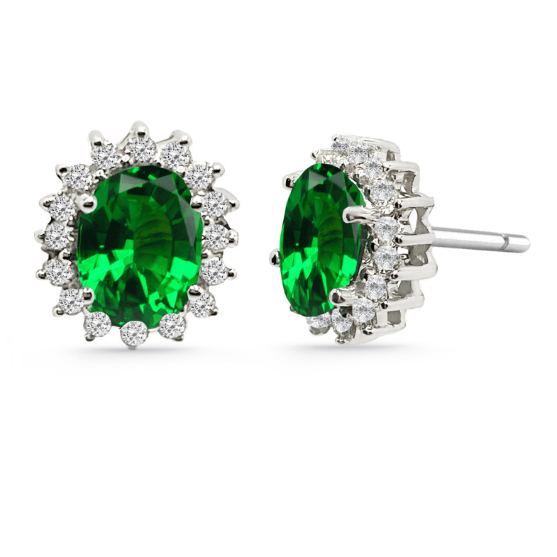Emerald Orla Dalia Earrings 1.90 14711120223