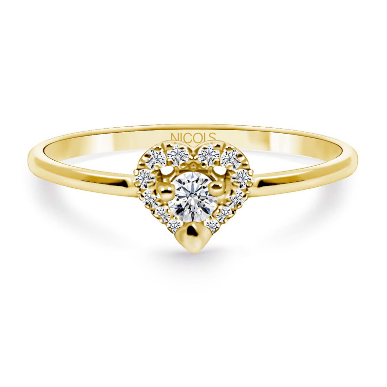 Anel de ouro LOVE HEART 29210170111