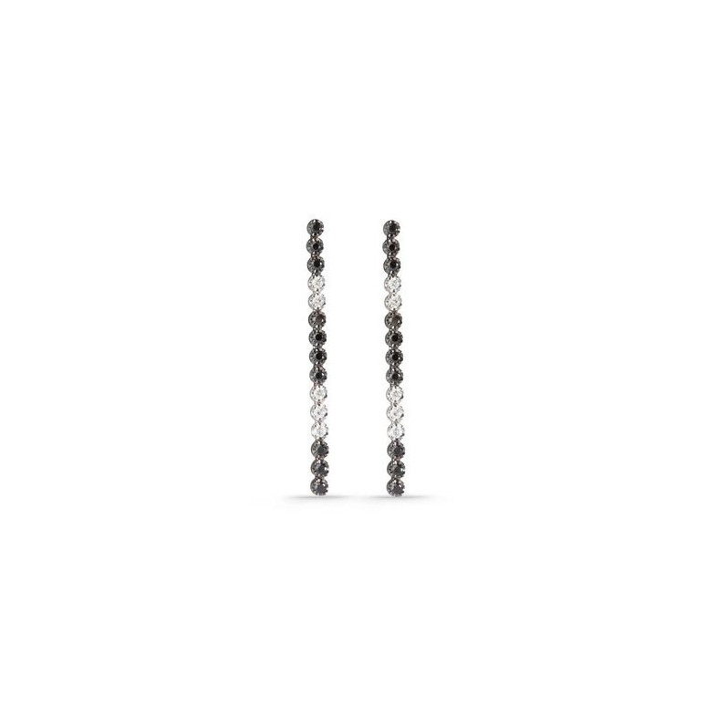 Boucles d'oreilles Diamant Long Riviere Black Power 26910040021