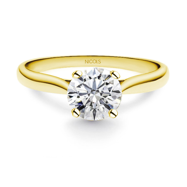 Diamond Ring 1 Ct Nicole Yellow Gold 99928916715